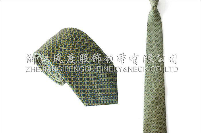 印花真絲商務領帶