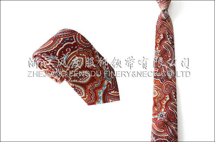 印花真絲商務領帶