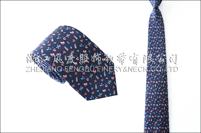 印花真絲商務領帶