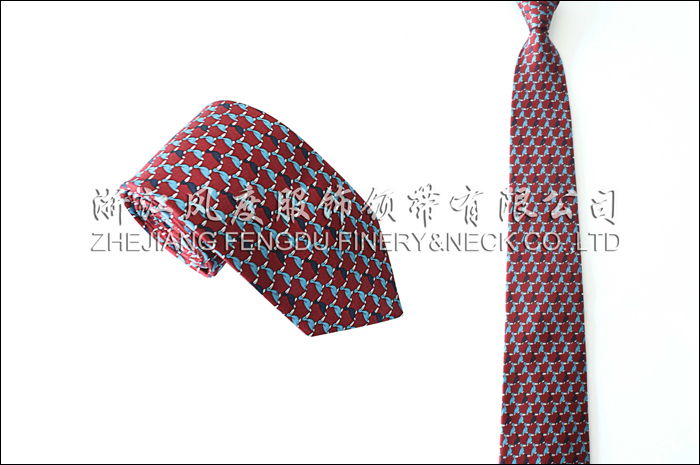 印花真絲商務領帶