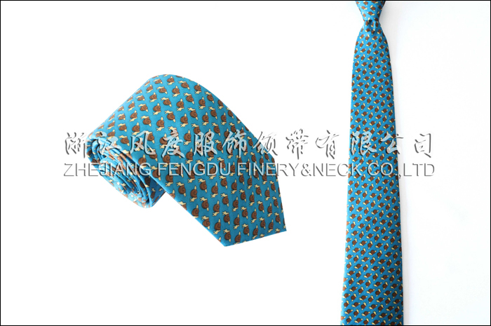 印花真絲商務領帶